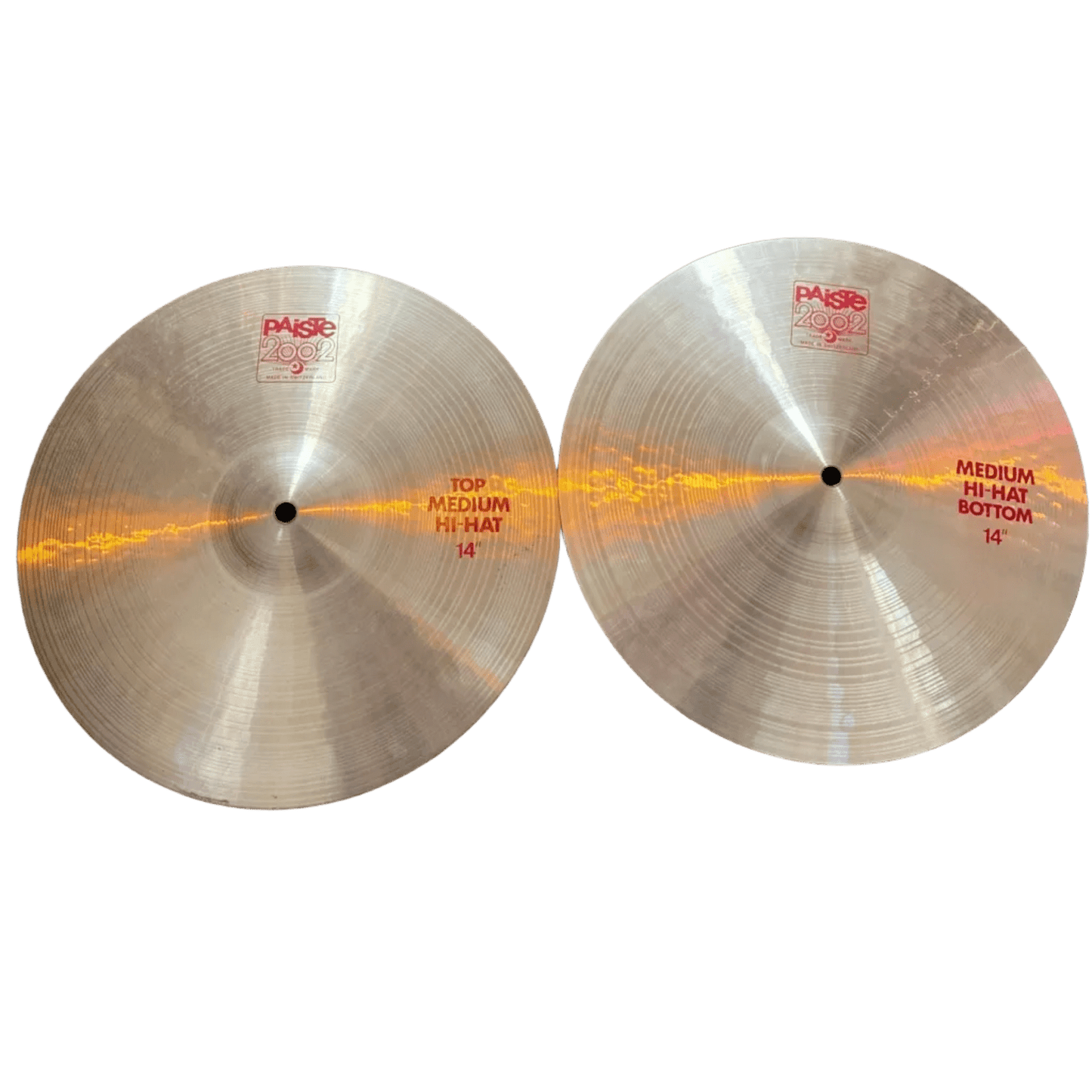 Paiste 14“ 2002 series Medium Hi-Hat Paiste Hi - Hat Roadhouse Vintage Vibes