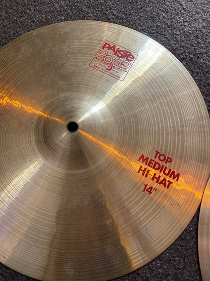 Paiste 14“ 2002 series Medium Hi-Hat Paiste Hi - Hat Roadhouse Vintage Vibes