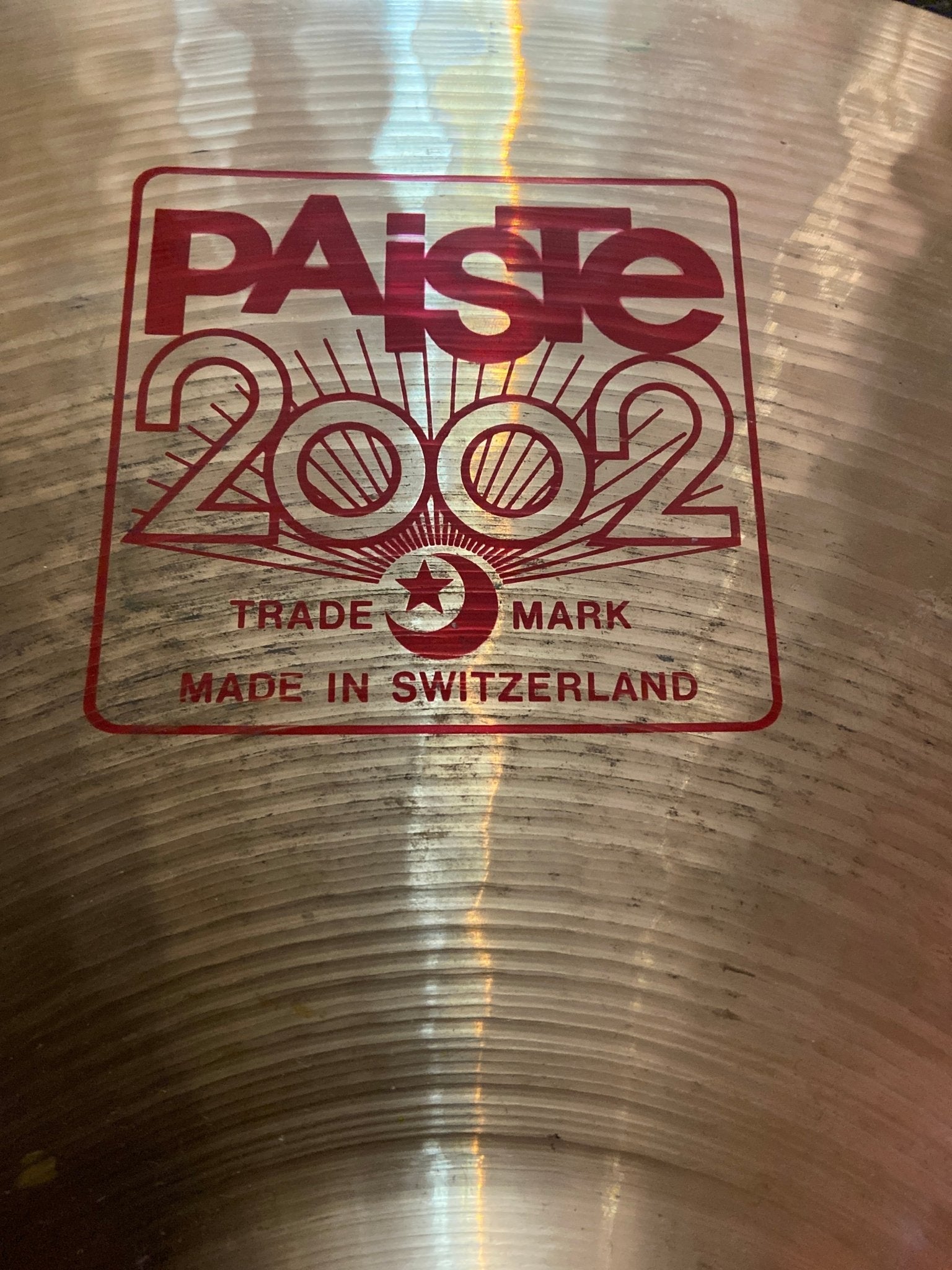 Paiste 20“ 2002 Power Bell Ride Paiste Ride Becken Roadhouse Vintage Vibes