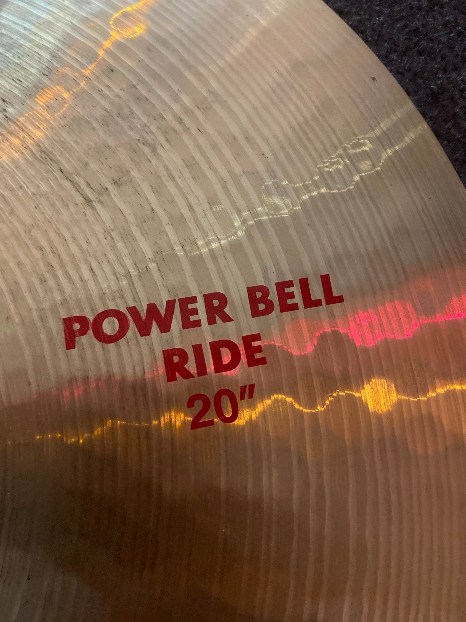 Paiste 20“ 2002 Power Bell Ride Paiste Ride Becken Roadhouse Vintage Vibes