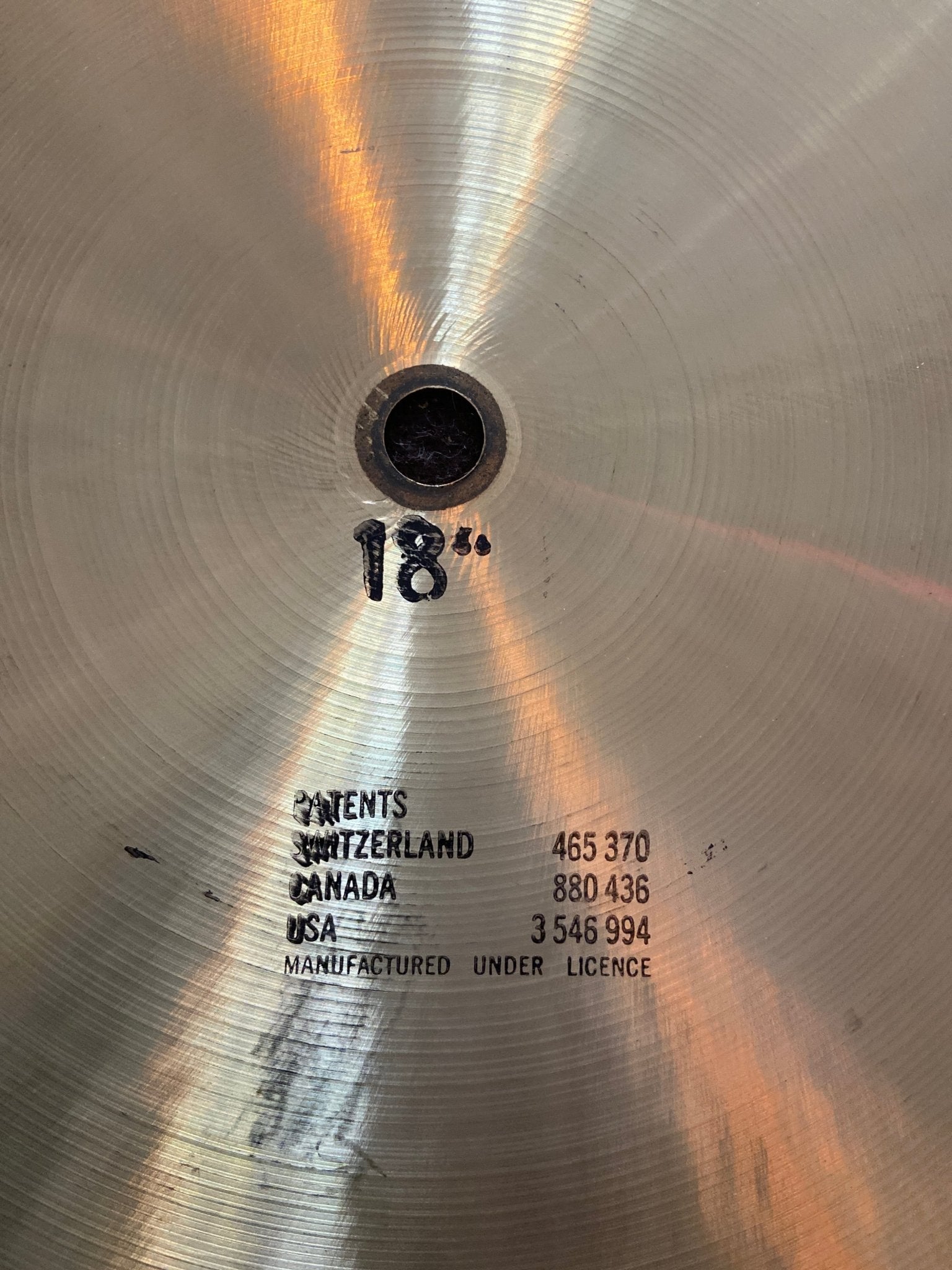 Paiste Formular 602 Flat Top Ride 18“ Paiste Ride Becken Roadhouse Vintage Vibes