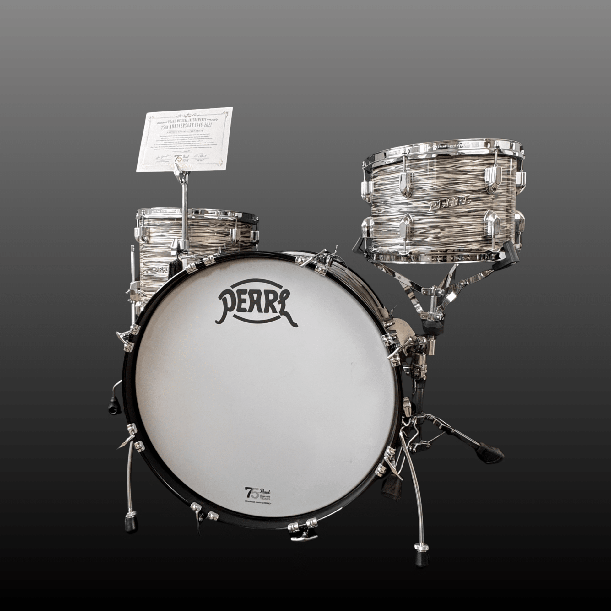 Pearl President Drumset 20" De.Ripple Pearl Drumset Roadhouse Vintage Vibes
