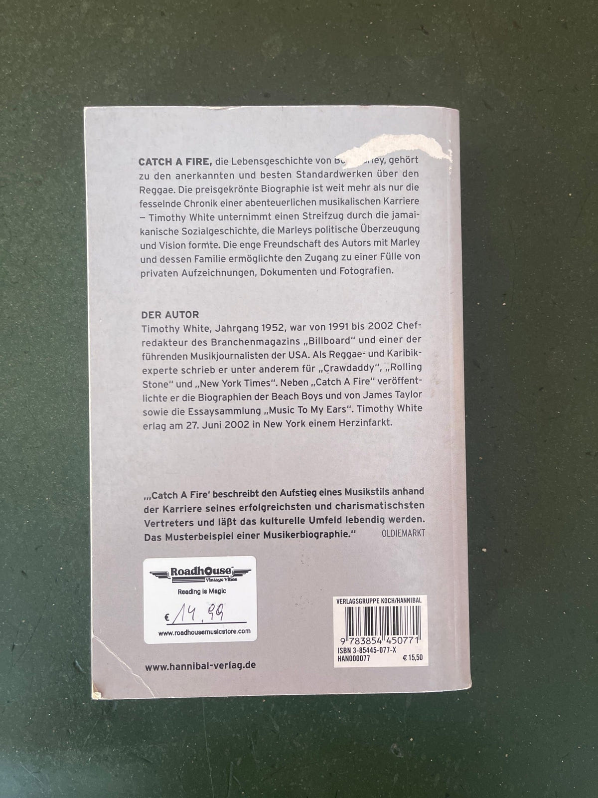 Bob Marley - Catch a Fire/ Timothy White, used – image 2 of 2
