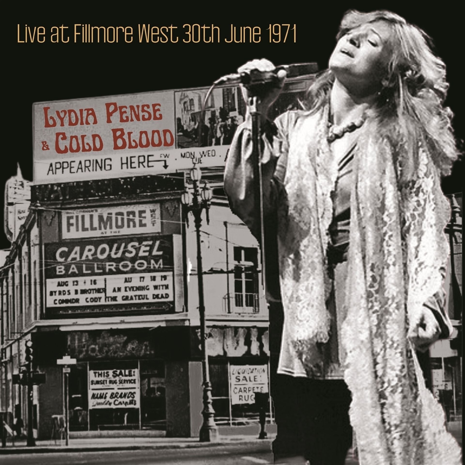 Lydia Pense & Cold Blood "Live At The Fillmore West June 30 - 1971 (180g) (Silver Vinyl) Double Vinyl Lydia Pense & Cold Blood Vinyl Roadhouse Vintage Vibes