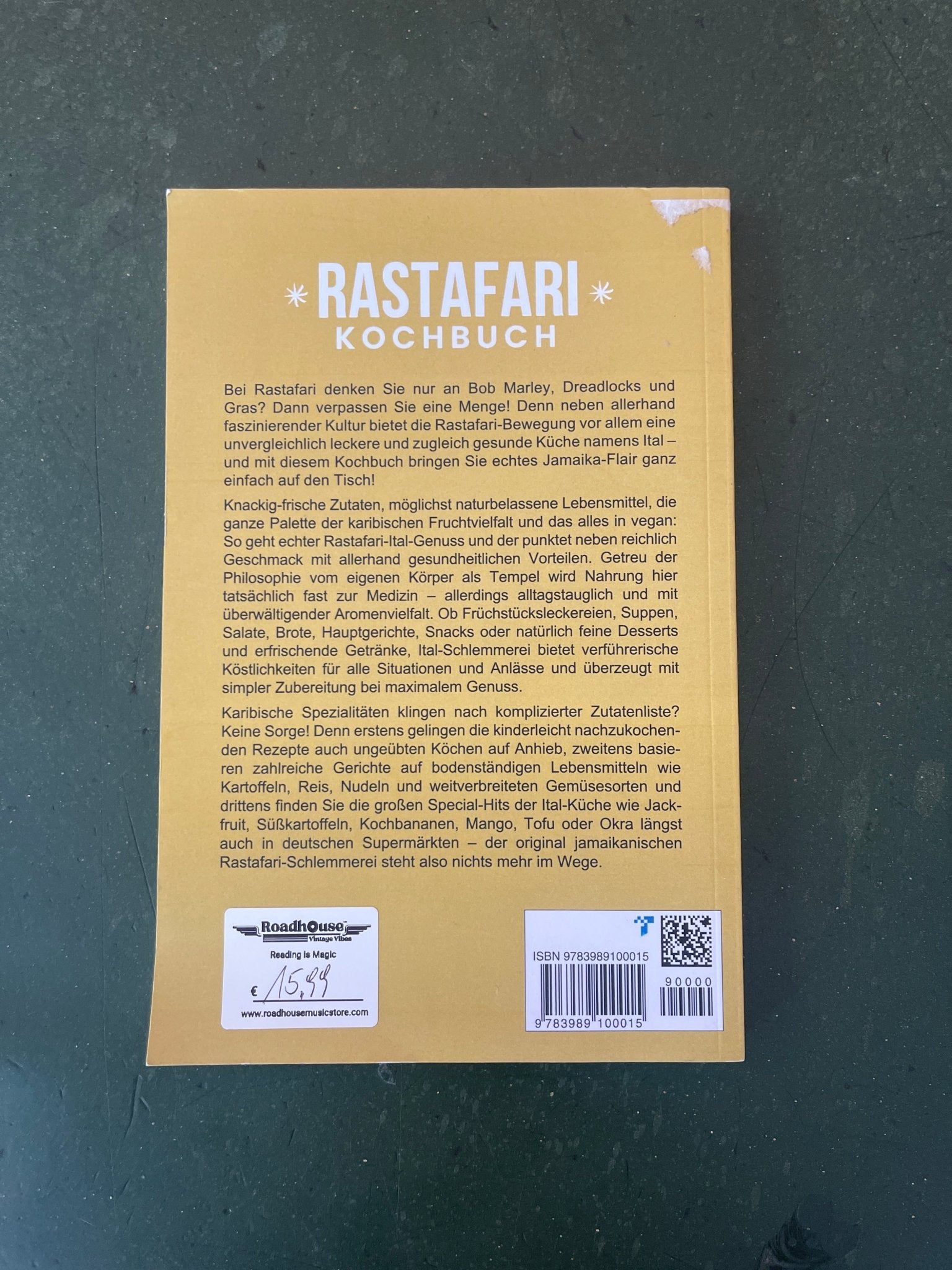 Rastafari Kochbuch Roadhouse Vintage Vibes Physisches Produkt Roadhouse Vintage Vibes