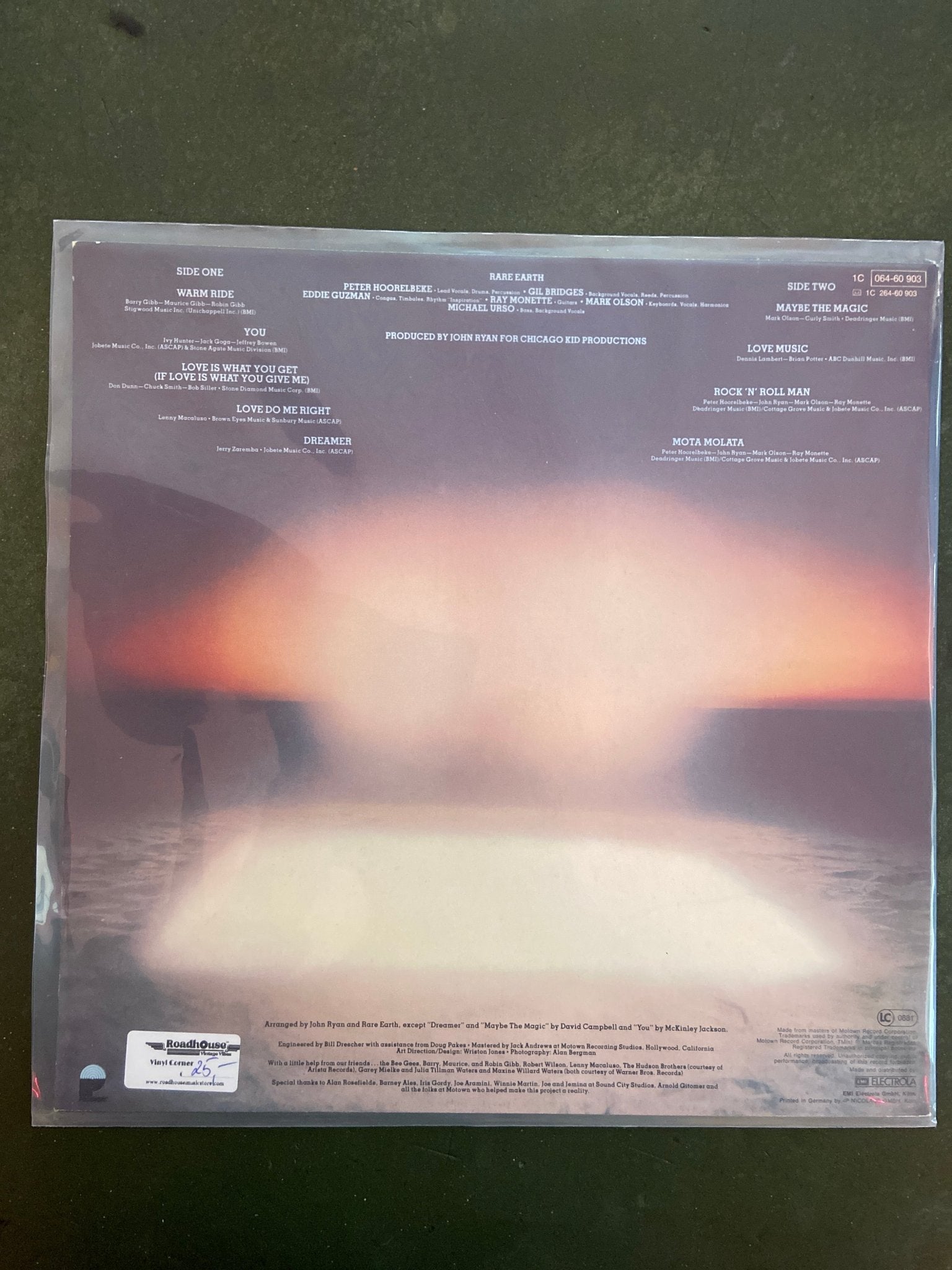 Rate Earth Band Together 1978 Rare Earth Vinyl Roadhouse Vintage Vibes