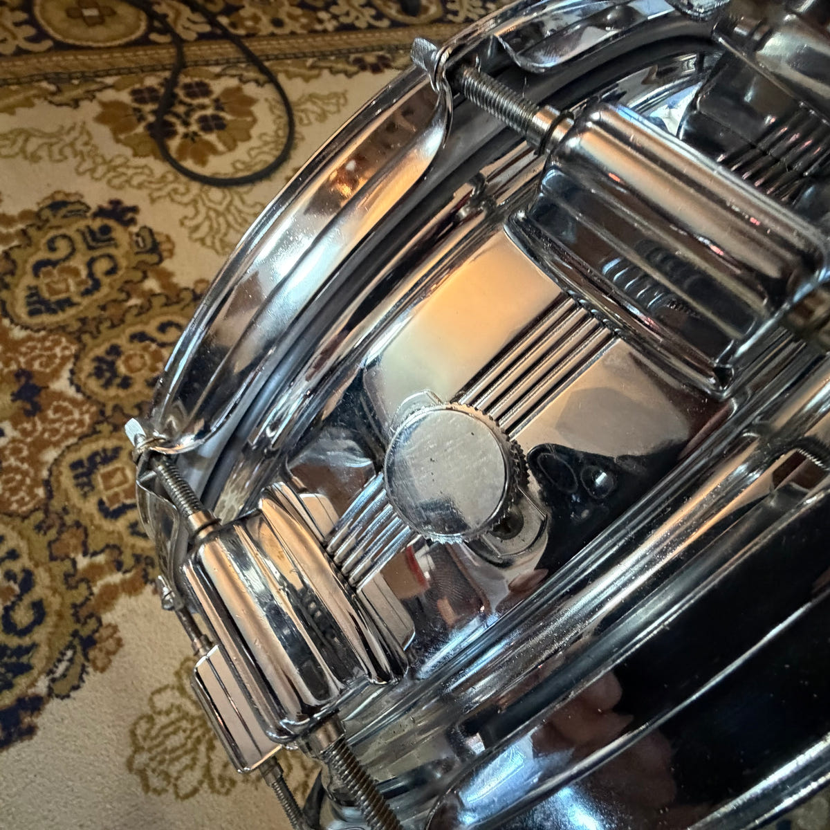 Rogers „Big R“ 14x5" Dynasonic Snare Drum 1977, used – image 3 of 5