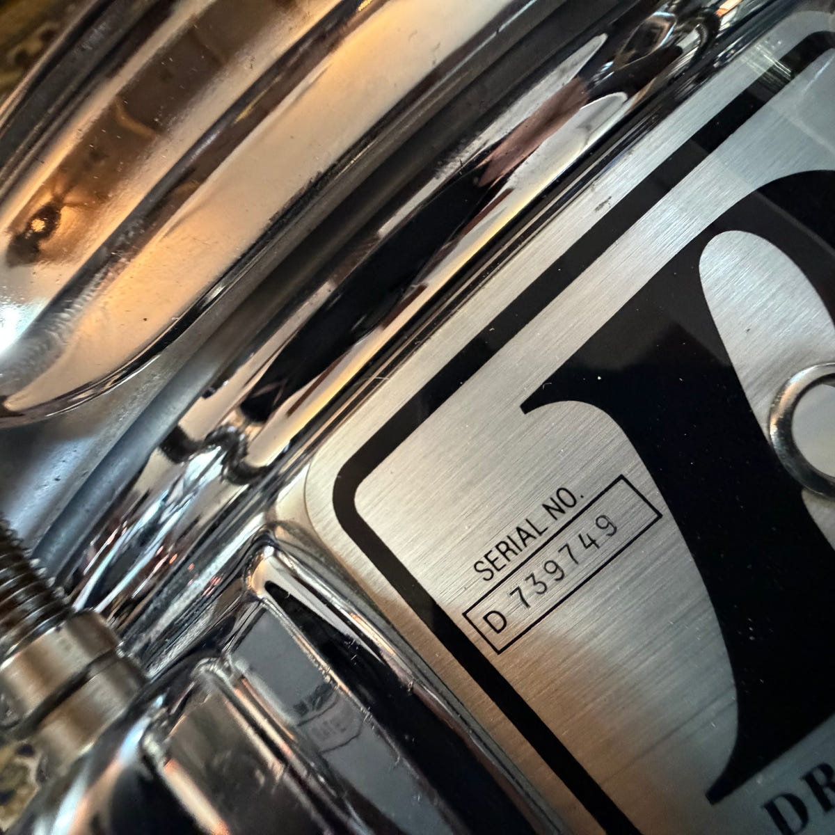 Rogers „Big R“ 14x5" Dynasonic Snare Drum 1977, used – image 5 of 5