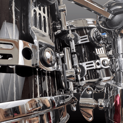 Sonor ProLite Ebony White Stripes Drum Set Sonor Drumset Roadhouse Vintage Vibes