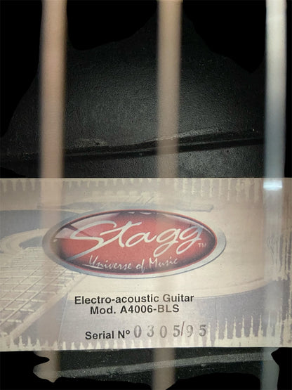 Stagg A4006 - BLS Acoustic Gitarre Stagg Akustik Gitarre Roadhouse Vintage Vibes