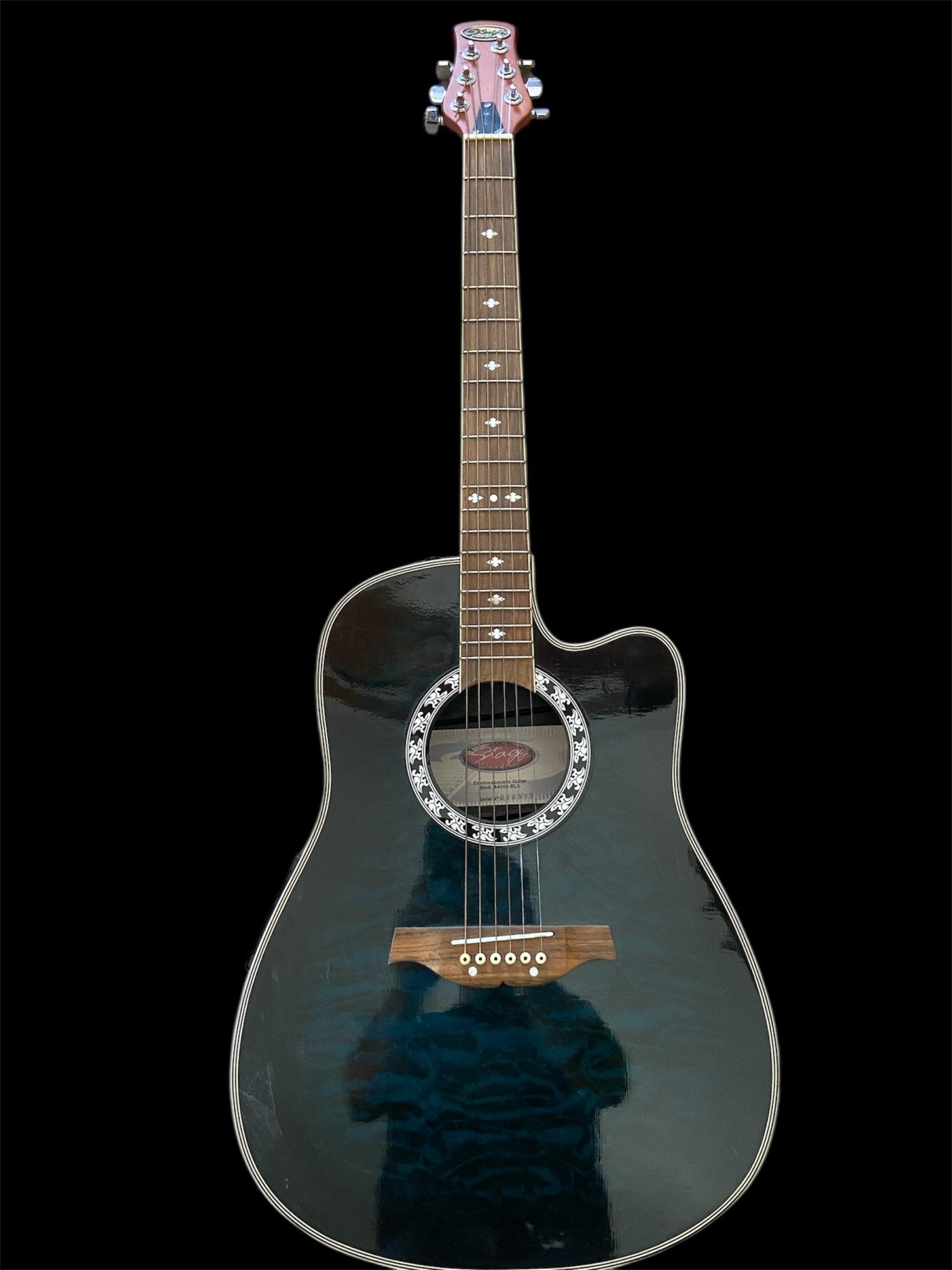 Stagg A4006 - BLS Acoustic Gitarre Stagg Akustik Gitarre Roadhouse Vintage Vibes