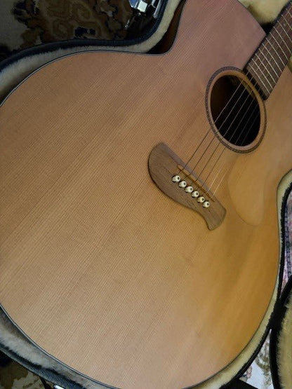 Tacoma IM 9 Jumbo Western Gitarre inkl. Koffer Tacoma Akustik Gitarre Roadhouse Vintage Vibes