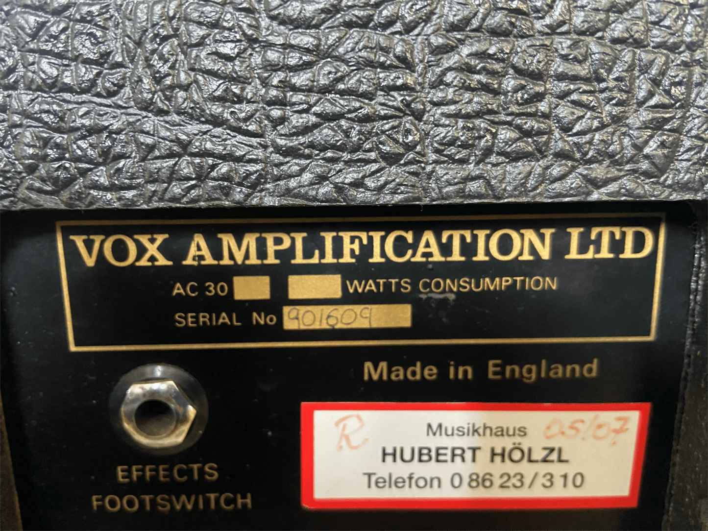 Vox AC30 Rose Morris Amp ca. Ende 1980 Vox Guitar Amplifier Roadhouse Vintage Vibes