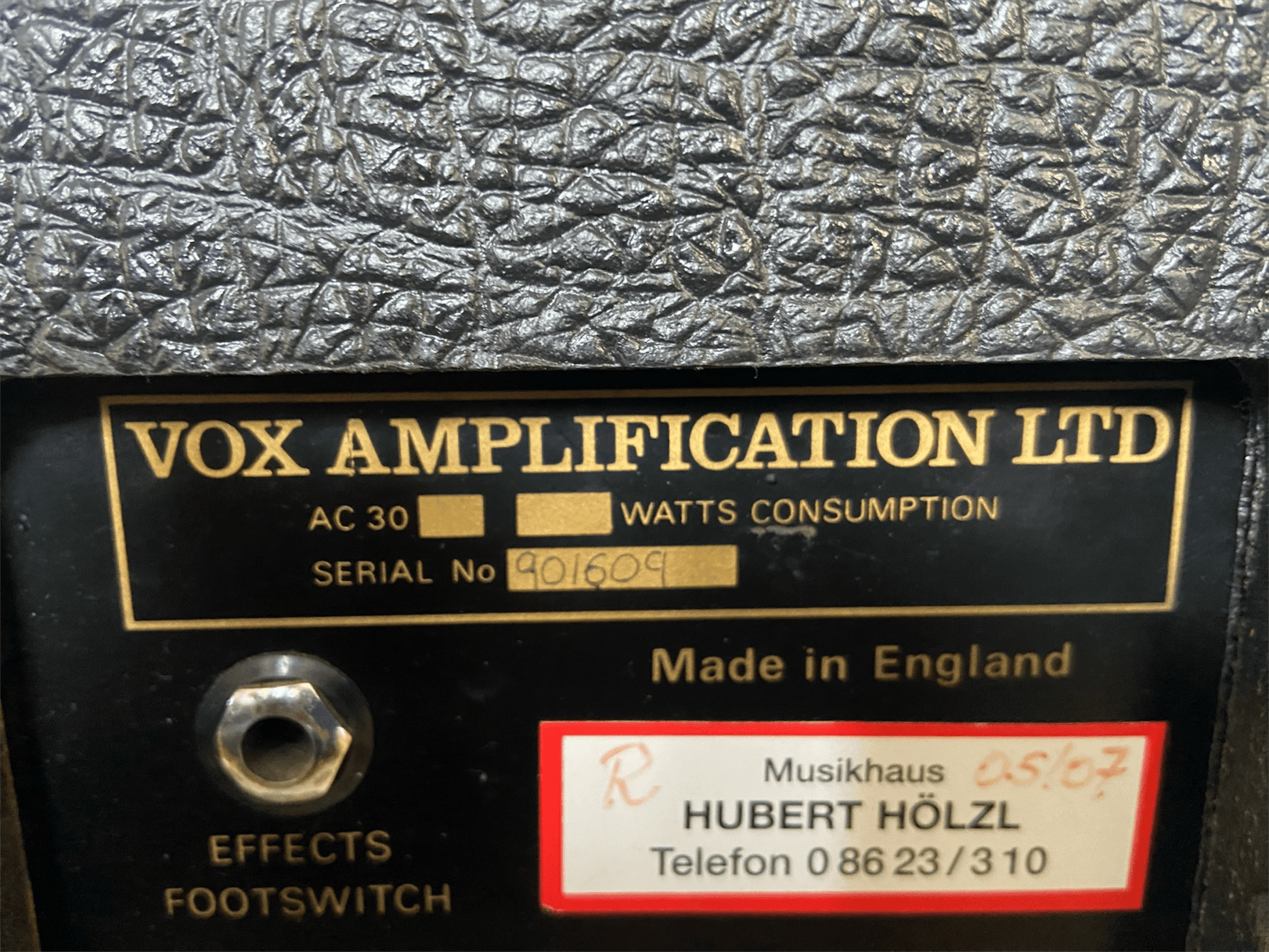Vox AC30 Rose Morris Amp ca. Ende 1980 Vox Guitar Amplifier Roadhouse Vintage Vibes