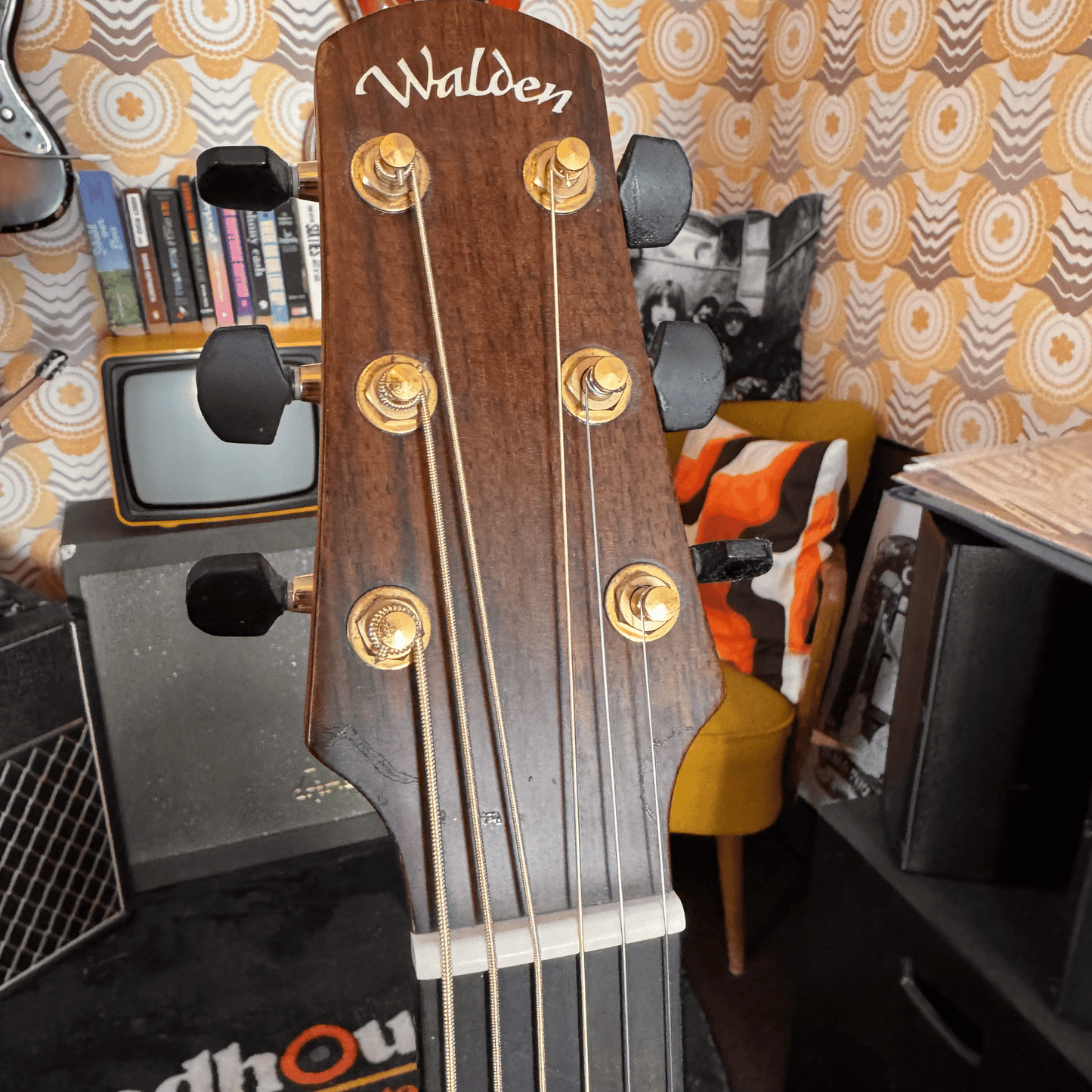 Walden B-1E Bariton Akustikgitarre Walden Akustik Gitarre Roadhouse Vintage Vibes